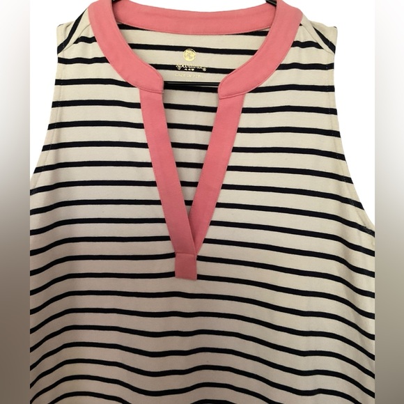 Spartina Hannah Tank Dress Navy‎ And Ivory Stripes, Sleeveless,Summer. Size XS - Picture 8 of 16